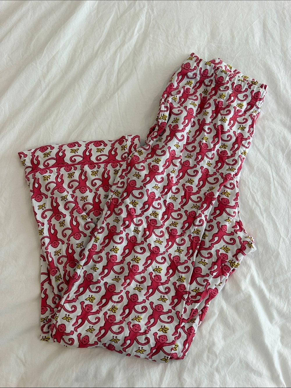Roller Rabbit Red and White Patterned Pajama Bottoms